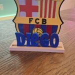 Escudo del Barcelona con nombre