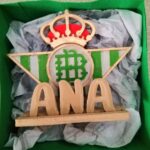 Escudo del Betis con nombre