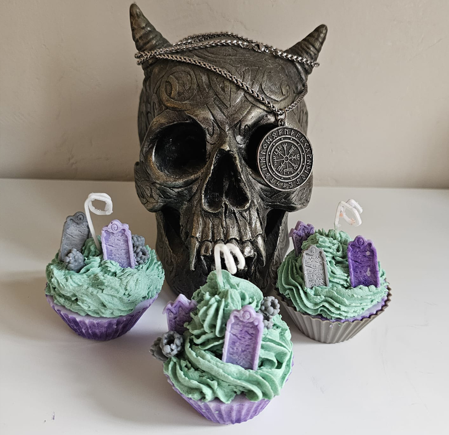 vela cupcake HL web 1 Velas cupcake de Halloween - Imagen 1